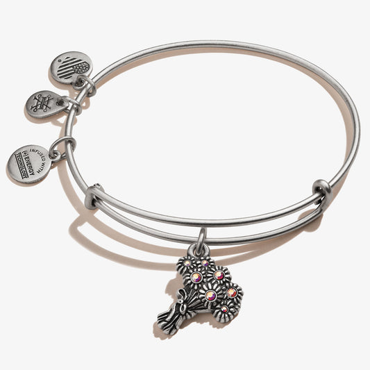 'I Pick You' Bouquet Charm Bangle