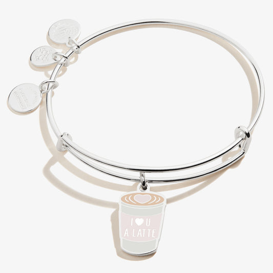 'I Love You a Latte' Charm Bangle