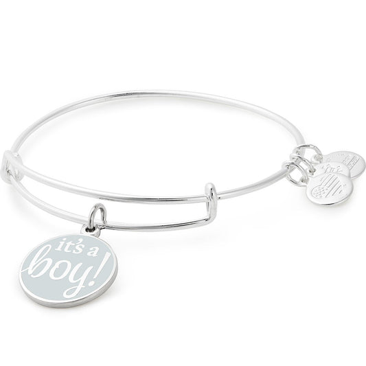 'It's a Boy' Charm Bangle