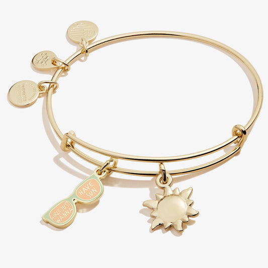 'Girls Just Wanna Have Sun' Charm Bangle