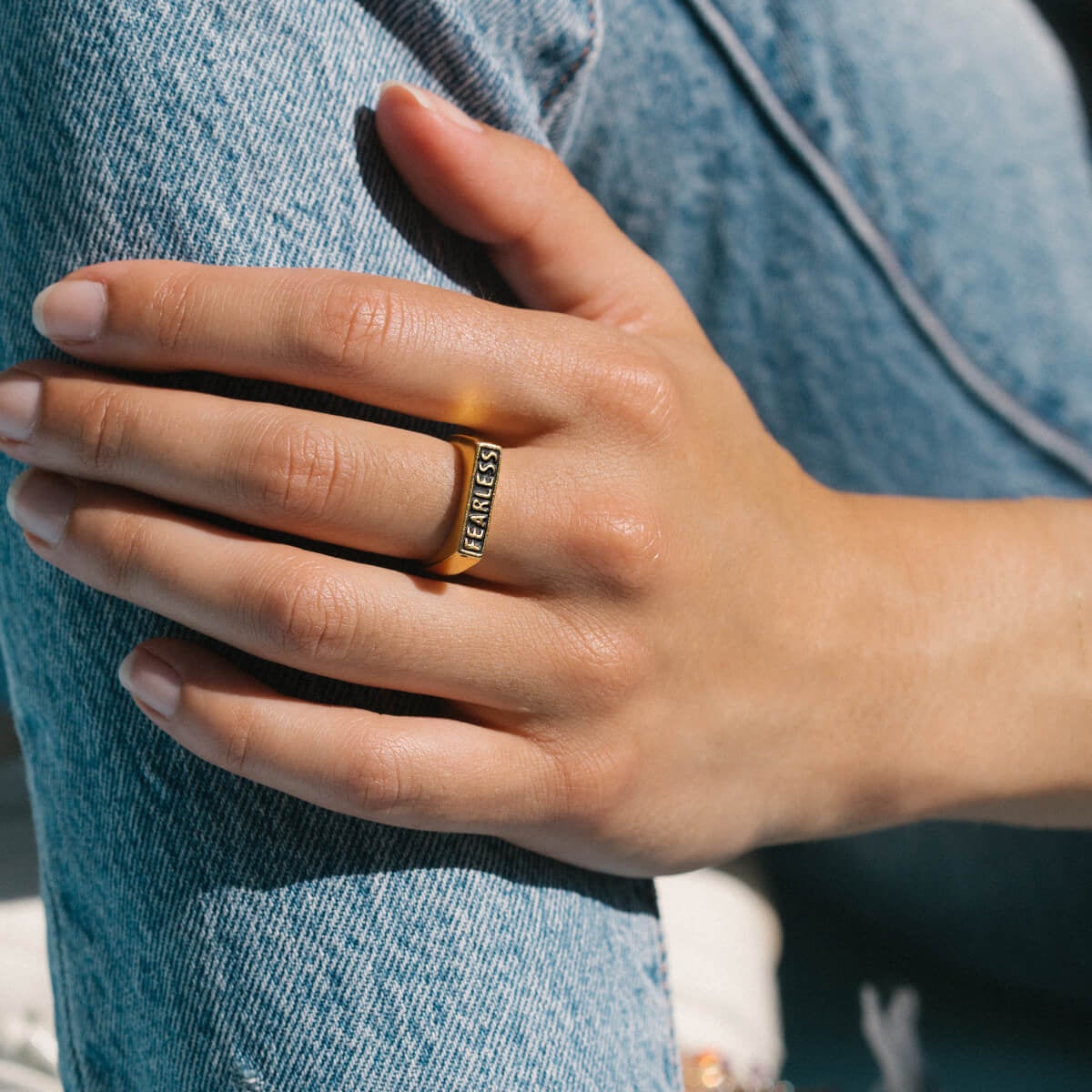 'Fearless' Signet Ring